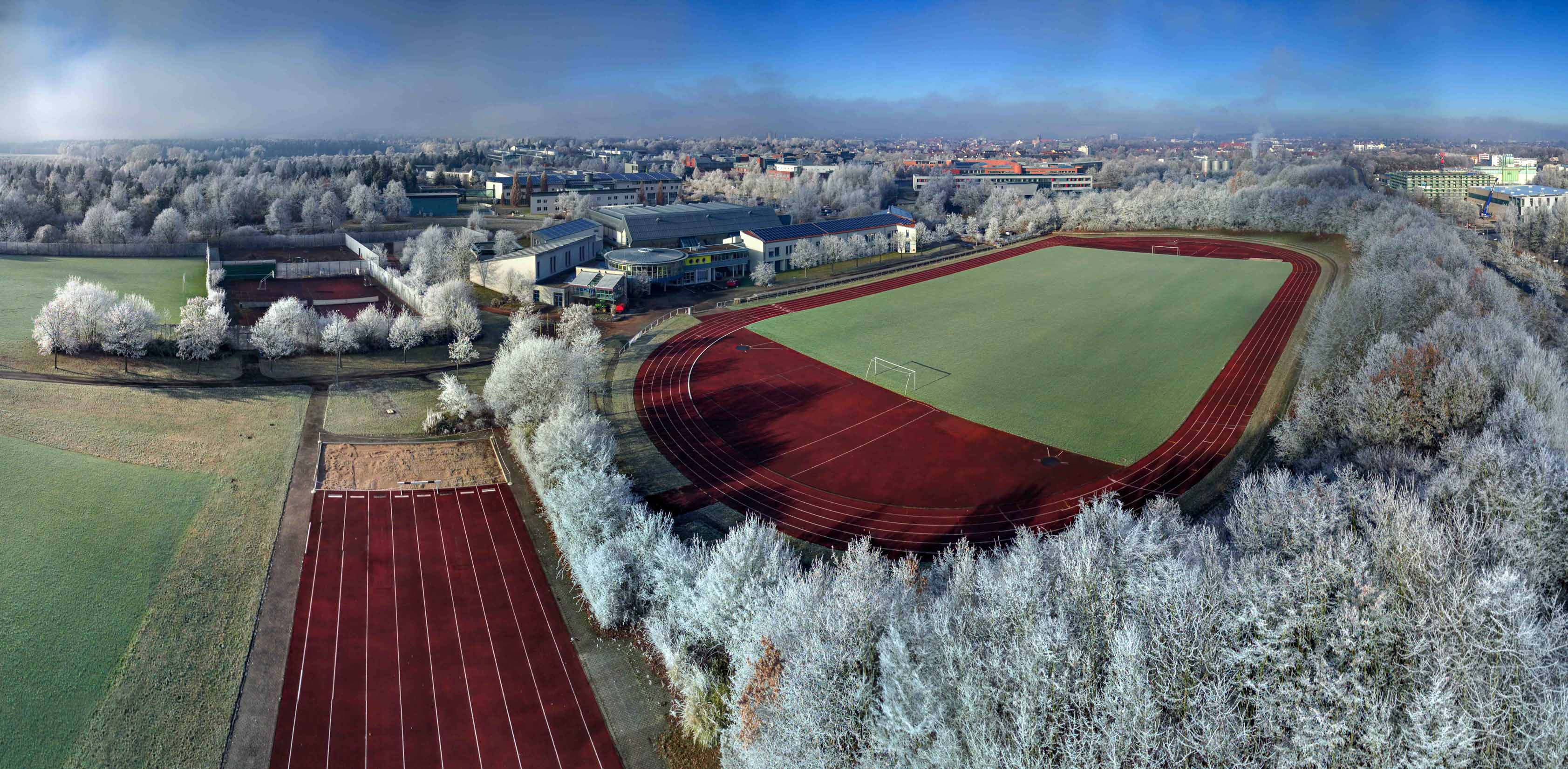 Universität Bayreuth im Winter