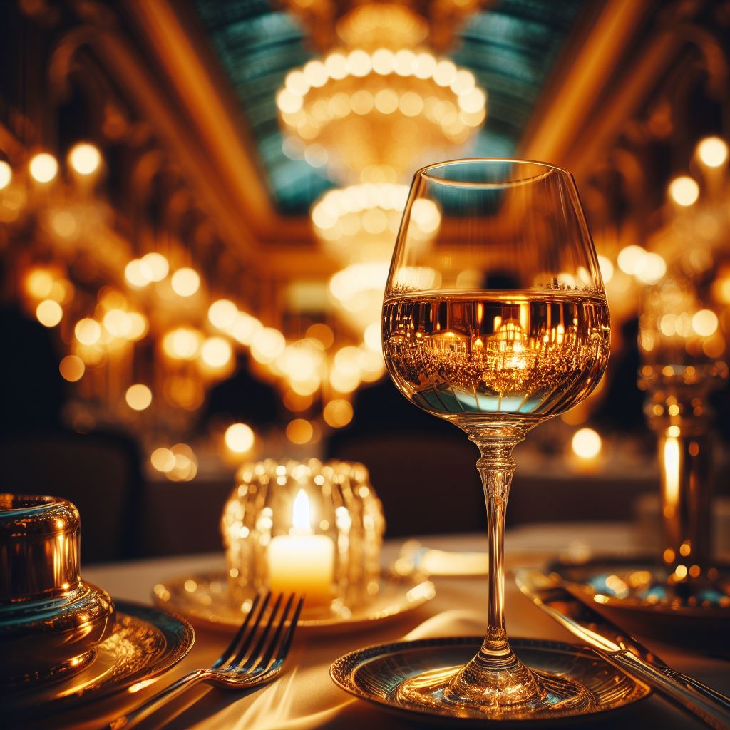 Dinner Icon Gold