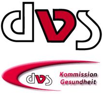 Logos dvs und dvs Kommission Gesundheit